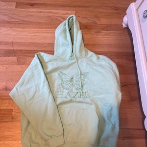 Green Hazel boutique hoodie